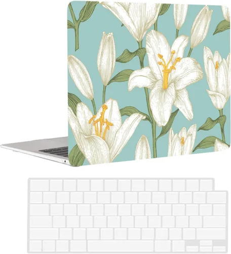 Miniatura 28 de Funda rígida compatible con MacBook Air de 15 pulgadas versión 2023 con chip M2 y pantalla de retina líquida de 15.3 pulgadas, funda protectora