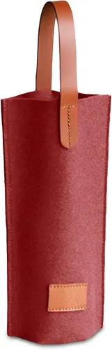 Miniatura 9 de Bolsas de vino Daphilly, 2 piezas 2 botellas de fieltro de alta calidad para regalo de vino para cumpleaños, Navidad, baby shower, boda, graduación