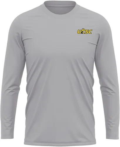 Miniatura 10 de Camisa deportiva de manga larga oficial de la NCAA Collegiate para hombre, con logotipo en el pecho izquierdo, colección Athletic Heather