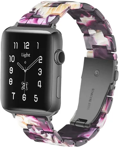 Miniatura 10 de Bandas para Apple Watch Light House - Correas de resina ligera de moda para iWatch para mujeres y hombres 38mm/40mm/41mm/42mm (Series 11 10)