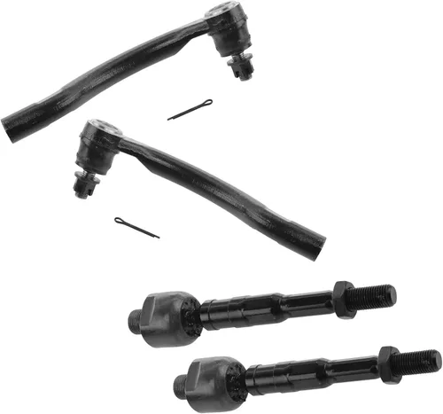 Miniatura 193 de TRQ Juego de barras de acoplamiento delanteras interiores y exteriores de 4 piezas compatible con Jeep Cherokee 1991-2001 y Comanche 91-92