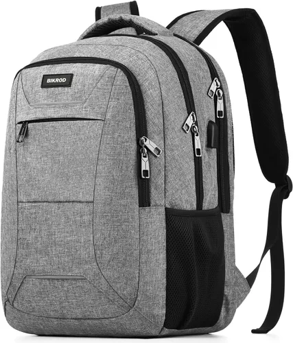 Miniatura 11 de Mochila para hombres y mujeres, mochilas escolares para adolescentes, mochila antirrobo para portátil de negocios, resistente al agua, con puerto