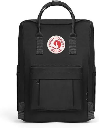Miniatura 10 de KALIDI Mochila casual para laptop de 15 pulgadas, mochila clásica para campamento, viajes, exteriores, cuadrada, mochila para universidad, Verde