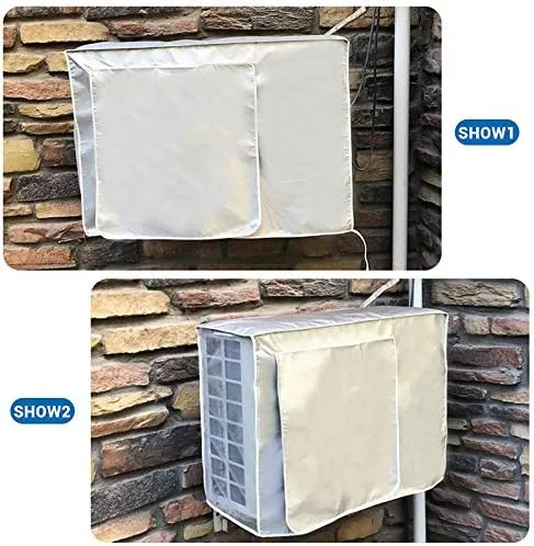 Miniatura 4 de Cubierta de aire acondicionado impermeable a prueba de polvo Ventana al aire libre Unidad de CA Mini Split Sistema de Aire Acondicionado Cubierta