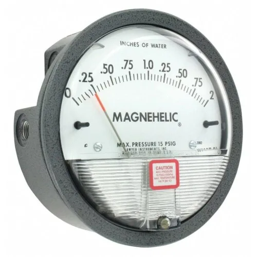 Miniatura 6 de Dwyer 2000-0 Medidor de presión diferencial Magnehelic, 2000: 0-0.5" WC