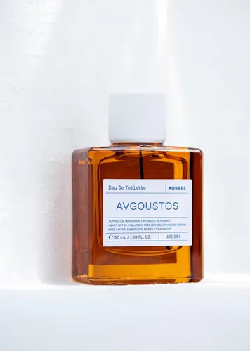 Miniatura 5 de KORRES Avgoustos Eau de Toilette, espray de higo y cítricos, aroma unisex con bergamota de lavanda mandarina, hoja de limón y higo medio, base