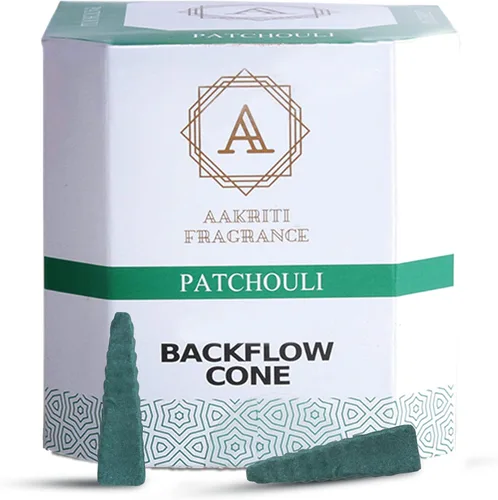 Miniatura 7 de Conos de cascada de incienso natural de flujo de retorno, forma única para incienso de reflujo, para oración, meditación, relajación (25 piezas)