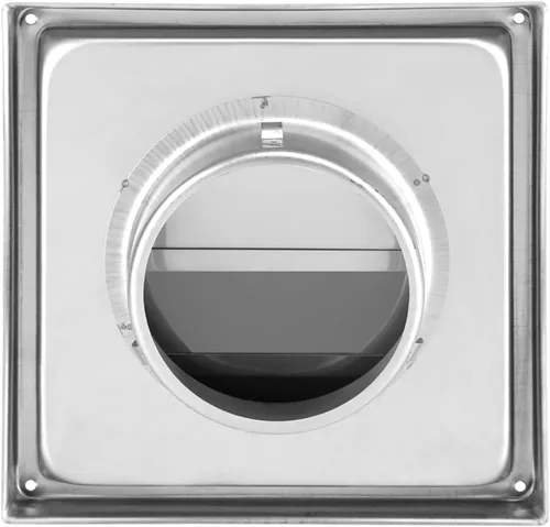 Miniatura 6 de FTVOGUE Cubierta de ventilación al aire libre del secador, aletas móviles del respiradero del secador de la rejilla del acero inoxidable
