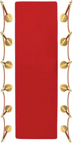 Miniatura 5 de Trademark Innovations Alfombra roja para pasillo (2' x 10')