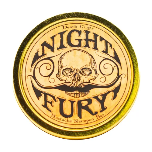 THE VINTAGE GROOMING CO. Barba & Bigote Wash 4oz Shampoo Bar Night Fury | Cuidado natural de la barba | Lavado facial para hombres | Barra de champú