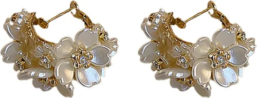 Aretes para mujer, 1 par de aretes de aro geométricos brillantes con incrustaciones de diamantes de imitación a juego, aretes de círculo de empalme