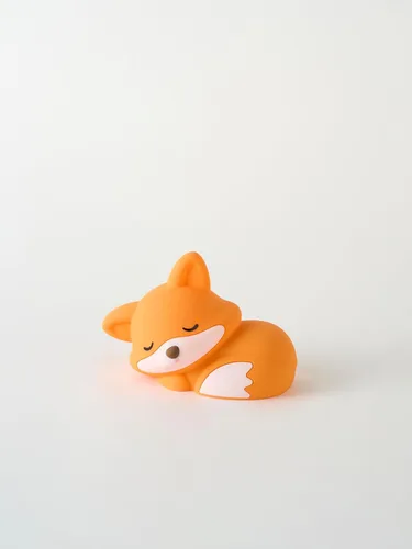 Miniatura 8 de Linda lámpara de noche de zorro, lámpara de animal, silicona de grado alimenticio, recargable, atenuable en 2 niveles, lámpara nocturna esponjosa
