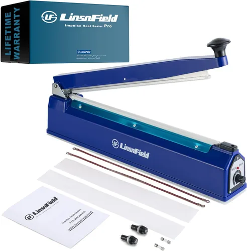 Sellador Pro - Sellador térmico por impulso de 16 pulgadas - Ancho de sellado de 5 mm - Máquina selladora de calor manual para todas las bolsas - Lo