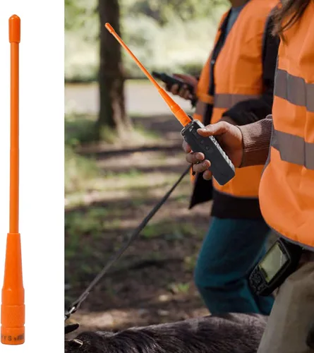 Miniatura 5 de HYS Antena macho SMA de 6.6 ft, 27.6 in, antena de radio VHF UHF Soft Whip de 2 vías para 136-174/400-470Mhz Walkie Talkie YAESU/Vertex VX-3R VX-6R