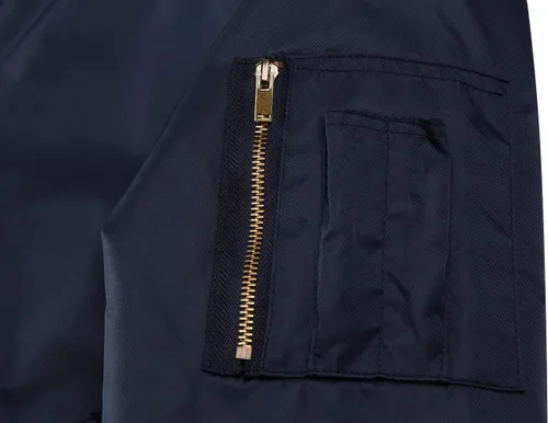 Miniatura 7 de CRYSULLY Chaqueta para hombre Otoño Invierno Espesar Cortavientos Chaquetas Bomber Abrigos Acolchados