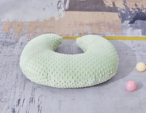 Miniatura 7 de Almohada de lactancia y posicionador corporal para bebé con funda premium para lactancia para niños y niñas, almohada de alimentación con funda Azul