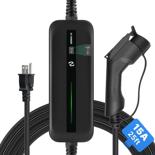 Miniatura 8 de Morec Cargador EV de 15 A nivel 1 NEMA5-15P ev Cable de carga 100V-120V portátil EVSE SAE J1772 Plug Home Estación de carga de vehículos eléctricos