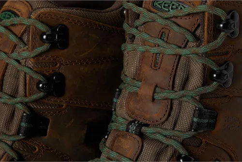 Miniatura 6 de KEEN Utility Pittsburgh Energy Botas de trabajo impermeables (punta de compensación) de 6 pulgadas para hombre Cascada Marrón/Pastos Verdes
