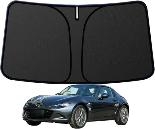 Miniatura 58 de Civic - Parasol para parabrisas Honda Civic 2022-2024 2025 (no para Honda 2022 Sport), visera frontal gruesa plegable 1:1, mantiene tu automóvil más