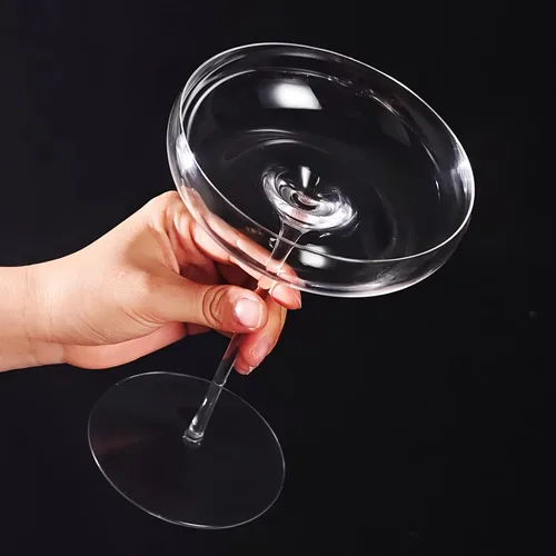 Miniatura 6 de KAMMAK Juego de 2 Copas de Martini, 9.13 oz Copas de Cóctel de Cristal Transparente con Tallo, Cristalería de Cóctel Reutilizable para Boda, Fiesta