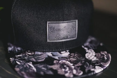 Miniatura 6 de Sombrero Snapback Floral Parche Negro por BloomTan), Negro