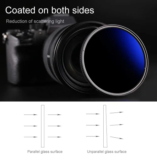 Miniatura 5 de K&F Concept Filtro de densidad neutra de 2.441 in ND32 y filtro polarizador circular CPL 2 en 1 para lente de cámara, revestimiento multiresistente