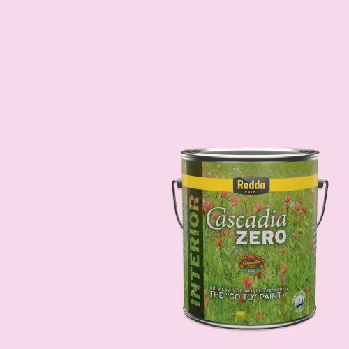 Miniatura 115 de Rodda Paint CASCADIA ZERO - Pintura satinada e imprimación para interiores en uno, 1 galón, Lady Flower Flor de señora