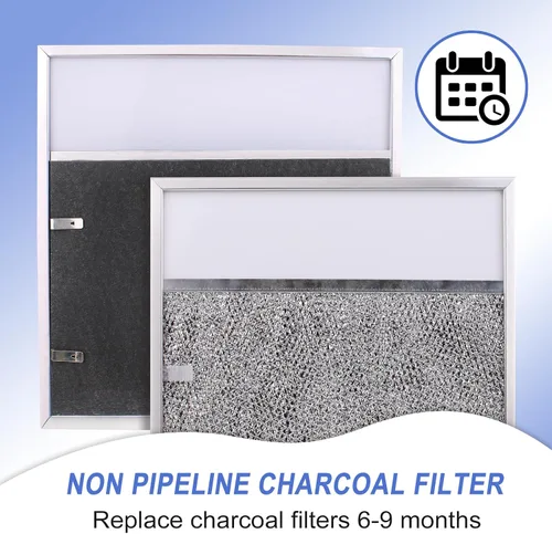 Miniatura 3 de Filtro de campana extractora Filtro de aluminio con lente ligera 11-1/2 X 11-3/4 X 3/8 Marco de aluminio grueso para Broan R610045, R610050