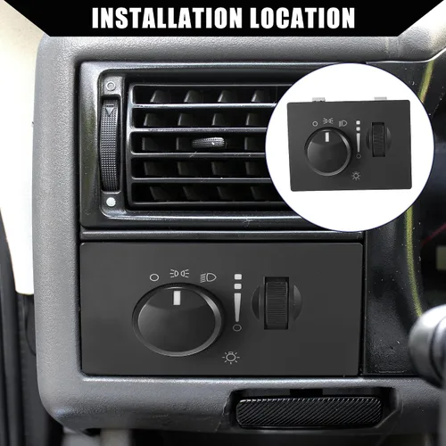 Miniatura 2 de No.68019567AC - Interruptor delantero para faros delanteros de automóvil para Chrysler 300 para Dodge Charger 2006-2010, interruptor de faros