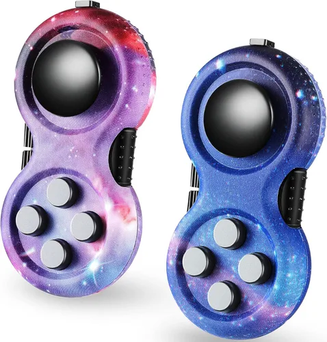 Miniatura 11 de Skylety 2 piezas de juguetes para jugar para adultos, almohadillas para jugar, rellenos de cesta de Navidad, cubo de alivio del estrés, controlador