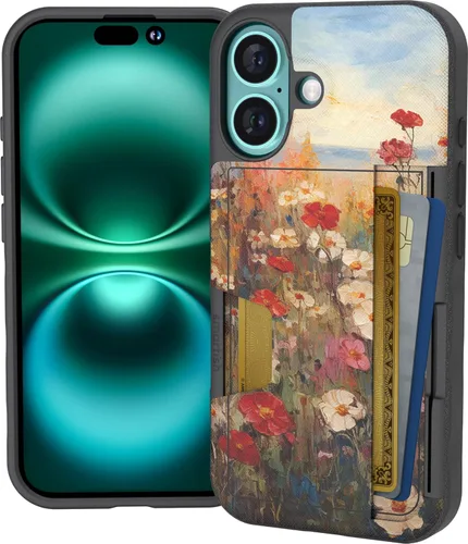 Miniatura 89 de Smartish Funda tipo cartera para iPhone 13 Pro – Wallet Slayer Vol. 2 [delgada + protectora] tarjetero con función atril - Black Tie Affair