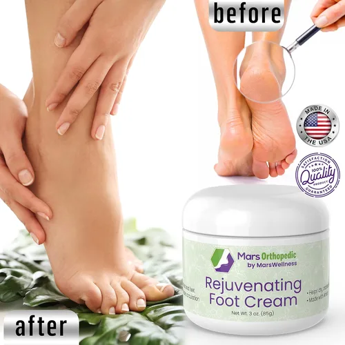 Miniatura 9 de Mars - Crema ortopédica rejuvenecedora para pies secos y agrietados, loción para pies diabéticos – Crema hidratante natural de acción rápida
