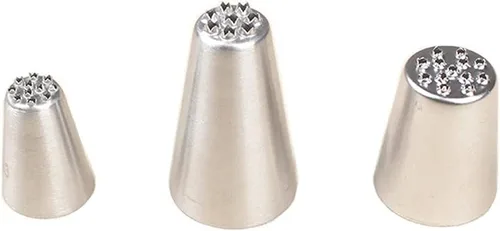 Miniatura 6 de Juego de Puntas para Decoración de Tartas y Tubería de Glaseado, 6 Puntas Grandes #1M 2A 2D 2F 6B 234, Puntas de Repostería de Acero Inoxidable