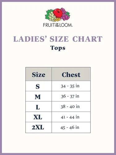 Miniatura 6 de Fruit of the Loom Camisetas de manga corta para mujer Comfort Pima de algodón