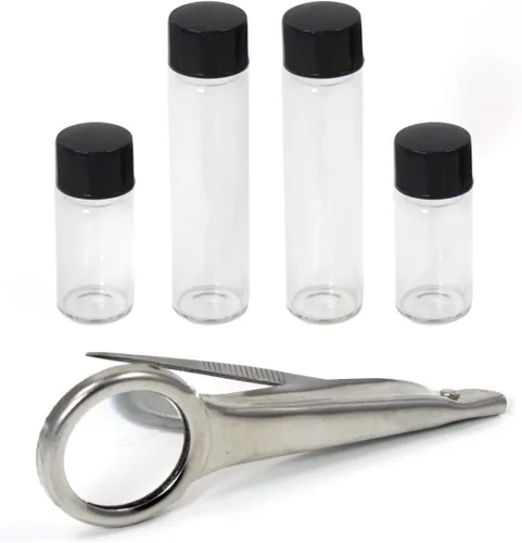 Miniatura 7 de ASR Outdoor Kit De Pan De Oro Herramientas De Prospección De Fiebre De Oro Accesorios 10pc - Negro