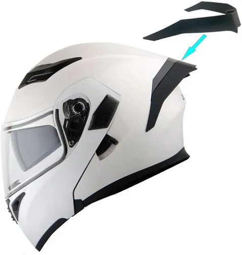 Miniatura 11 de 1Storm - Casco completo con alas y cuernos para motocicleta