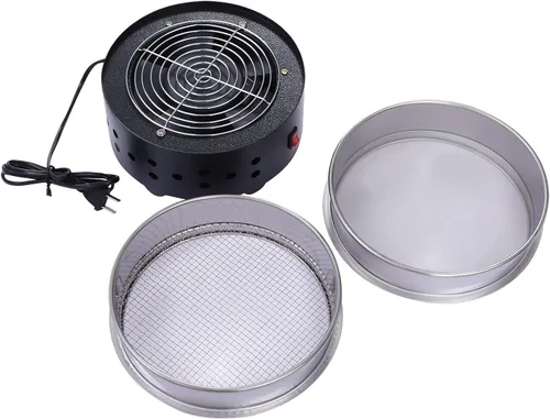 Miniatura 7 de LOYALHEARTDY Enfriador eléctrico de granos de café de 110 V, máquina de enfriamiento de granos de café de 1.3 libras, enfriador de granos de café