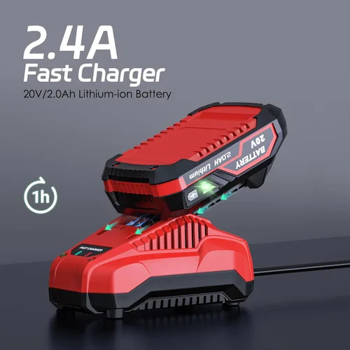 Miniatura 8 de Sierra de calar - Sierra inalámbrica de 20V con batería y cargador 2700 SPM Sierra recargable con 10 piezas de cuchillas de corte Ángulo de bisel
