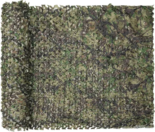 Miniatura 10 de HYOUT Red de camuflaje en rollo a granel, malla de camuflaje para cepos de caza, ghillie, sombrillas, camping, decoración para fiestas militares us