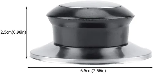 Miniatura 5 de 5 piezas de repuesto de perilla de tapa de olla, perilla universal para tapa de cacerola, mango de elevación, piezas de repuesto para utensilios