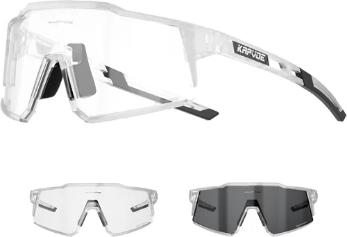 Miniatura 13 de KAPVOE Gafas de Ciclismo Fotocromáticas MTB Bicicleta de Montaña Lentes de Transición para Hombres Mujeres - K9022 01
