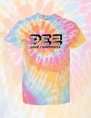 Miniatura 3 de Sweet Memories Vintage TEES Tie-Dye PEZ Graphic T-Shirt, Unisex