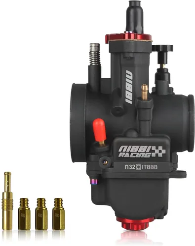 Miniatura 8 de NIBBI Carburador PWK de 24 mm con carburador Jets, Compatible con 125 cc-150 cc YAMAHA KAWASAKI SUZUKI Apollo SSR TTR SYM TAOTAO ATV, moto de cross