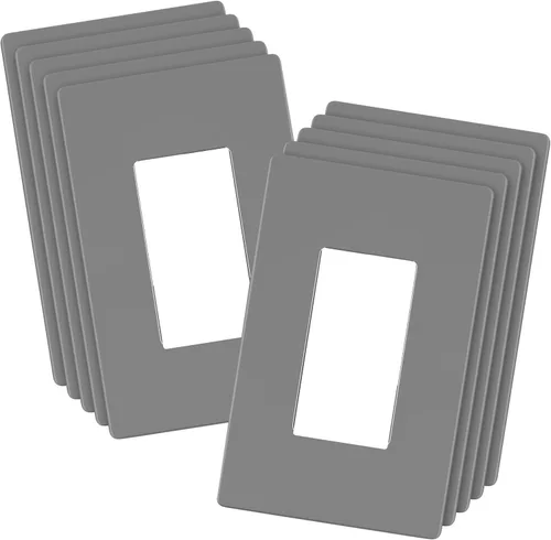 Miniatura 47 de LIDER Placa de pared decorativa sin tornillos para interruptor, resistente a los impactos, plexiglás de acrílico espejado, renovación moderna