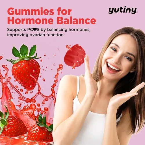 Miniatura 9 de Gomitas veganas con omega 3 de mio-inositol y D-Chiro Inositol para mujer