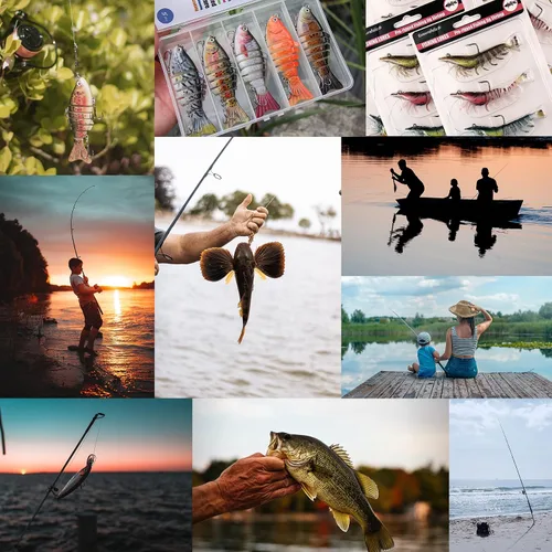 Miniatura 7 de Señuelos de pesca multiarticulados para lubina, trucha, perca, hundimiento lento, realista, señuelos de natación, caja de aparejos de agua dulce