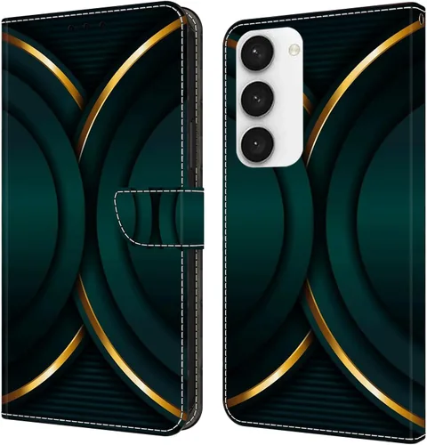 Miniatura 64 de Funda para Samsung Galaxy S23, cartera Flip Folio lindo 3D pintado de dibujos animados PU Funda de cuero PU para niñas mujeres ranuras para tarjetas
