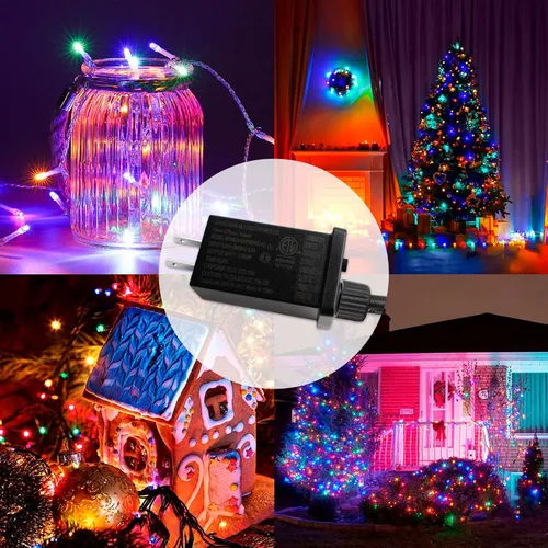 Miniatura 6 de Transformador LED de 24V6W Clase 2 Fuente de Alimentación LED, Impermeable IP44 de Bajo Voltaje Uso Temporal LED Driver Transformador Enchufe US CA