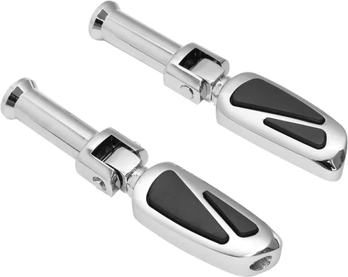 Miniatura 43 de TCT-MOTORPARTS Clavijas cromadas para estribera trasera para Harley Davidson Softail Fat Boy 18-25 Estriberas para pasajeros Estilo #20