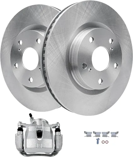 Miniatura 16 de Detroit Axle - Kit de freno delantero para Dodge Ram 1500 2009-2018 Durango Chrysler Aspen 2009-2018 Rotores de freno de disco Pinza con soporte